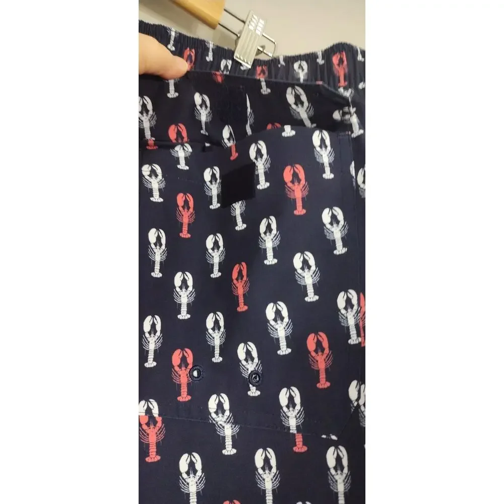 Vineyard Vines Lobster Swim Shorts Mens Size 2XT Beachy Vacation Swimwear